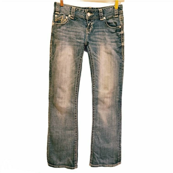 Rock & Roll Cowgirl Denim - ROCK & ROLL Jeans - Rival Low Rise 27x32